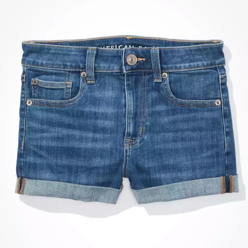 SIZE 2 AMERICAN EAGLE SHORTS HI-RISE SHORTIE